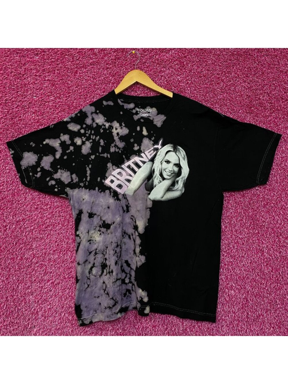 Britney Spears Oops I Did It Again Album Art Pop Tie Dye O/S